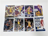 (8) Lonzo Ball Basketball Cards
