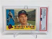 1960 Topps Warren Spahn #445 PSA 5
