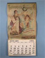 Indianapolis Brewing Co. 1904 Calendar