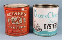 Heyser's + Queen's Choice Oyster Tins