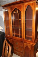Queen Anne Style China Hutch