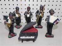 5 "All That Jazz" Figurines plus a Piano