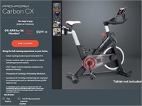 Proform Carbon CX Studio Bike