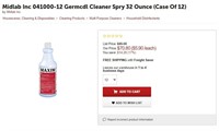 Lot of Maxim Germicidal Cleaner