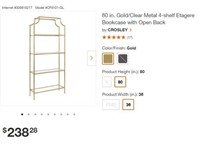 Gold Etagere