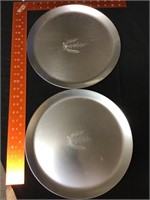 2 identical Kensington aluminum trays