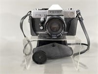 Petri FT II 35mm Film Camera w/Case -untested