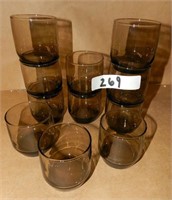 7 Dark Drinking Glasses
