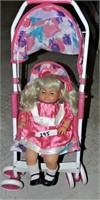 Baby Doll With Stroller