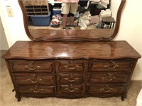REALLY NICE MCM DRESSER WITH SPECTACULAR MIRROR