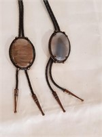 Two Vintage Bolo Ties