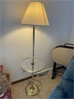 Floor lamp and TV trays