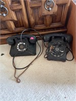 2 Rotary Phones