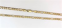14K GOLD necklace weighs 12.9 grams