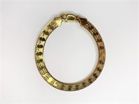 14K GOLD bracelet weighs 12.2 grams