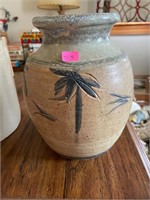 Signed Pottery Vase