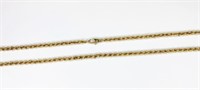 18K GOLD necklace weighs 9.2 grams