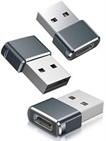 USB C Female to USB Male Adapter 3-Pack,Type C t