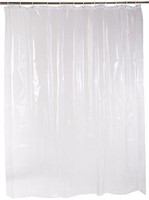 AmazonBasics Heavyweight Vinyl Shower Curtain