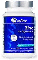 Sealed Canprev zinc bis-glycinate 25