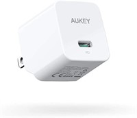 Sealed Aukey Minima 20W USB-C PD Charger, White