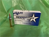 INDEPENDENCE 5.56X45MM 55GR FMJ 20 ROUNDS