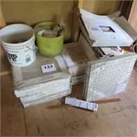 ASSORTED TILE/ GROUT/ SPACERS