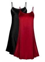 NIGHTGOWNS FOR WOMEN SATIN SEXY HOUSE DRESS 2
