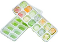 DOQAUS Ice Cube Trays 2 Pack,