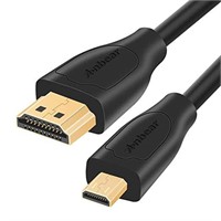 Micro HDMI to HDMI Cable 6FT