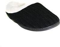 Black Cotton & spandex slippers