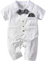 NEW - MetCuento Baby Boy One-Piece Rompers Short