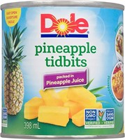 SEALED - Dole Canned Pineapple Tidbits in Fruit