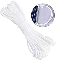 SEALED - LASOA Elastic Cord Rope White Band 1/8