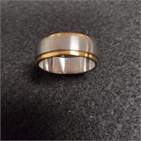 Men's size 10 2-Tone Wedding Band Ring