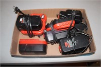 Black and Decker Chargers and Batteries