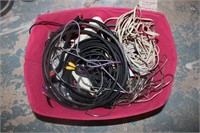 Box of Misc. Cords
