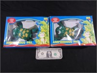2 Frogs Amphibious Pals, New In Box