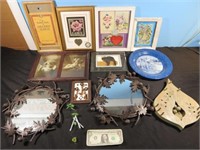 *Various Framed Prints & Photos, 2 Mirrors, Other