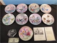 *Lena Liu Collectors Plates,1991 "Tulip Ensemble"