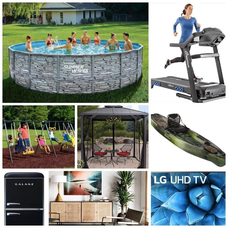 Outdoor, Patio, Pool, Exercise & Furniture Auction