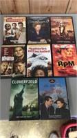 LOT OF 8 DVDS