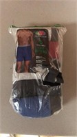 6 TAG FREE KNIT BOXERS 2XL FRUIT OF THE LOOM OPEN