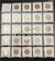 Coins - 24 1936S buffalo nickels(1178)