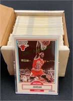 Basketball cards - 1990 Fleer basketball set with