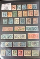 US revenue and wine stamp collection. Many from