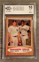 1997 Topps Mantle #33 Mickey Mantle - 1962 Topps