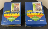 Baseball cards - 1992 Score baseball, Series 1.