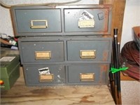 Metal parts bins (3)