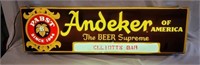Pabst Andeker Lighted Beer Sign